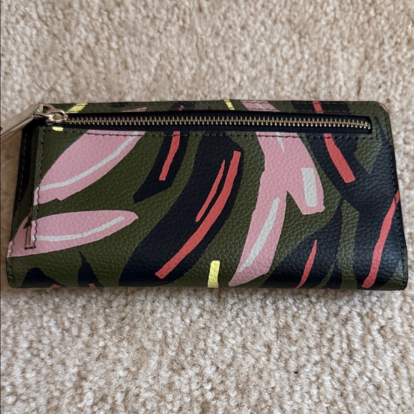 Kate Spade Eva modern feather bifold leather wallet - Picture 4 of 10